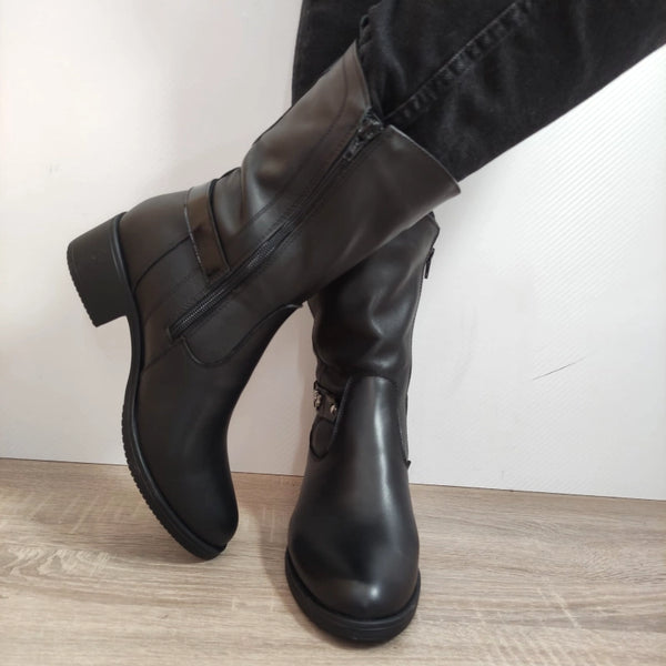 CIZME CASUAL DAMA NICOLIS 31214 NEGRE - imagine 5