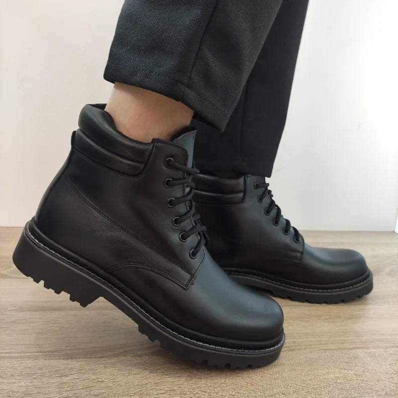 GHETE CASUAL BARBATI DYANY 583 NEGRE - imagine 2