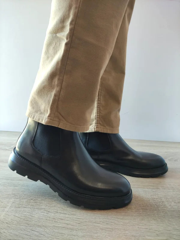 GHETE CASUAL BARBATI ELDEMAS Z190330-1 NEGRE - imagine 3