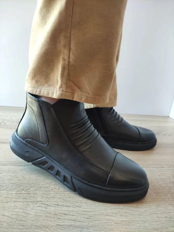GHETE CASUAL BARBATI FRANCO GERARDO 2M72703 NEGRE - imagine 2
