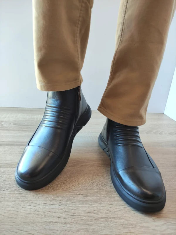 GHETE CASUAL BARBATI FRANCO GERARDO 2M72703 NEGRE - imagine 4
