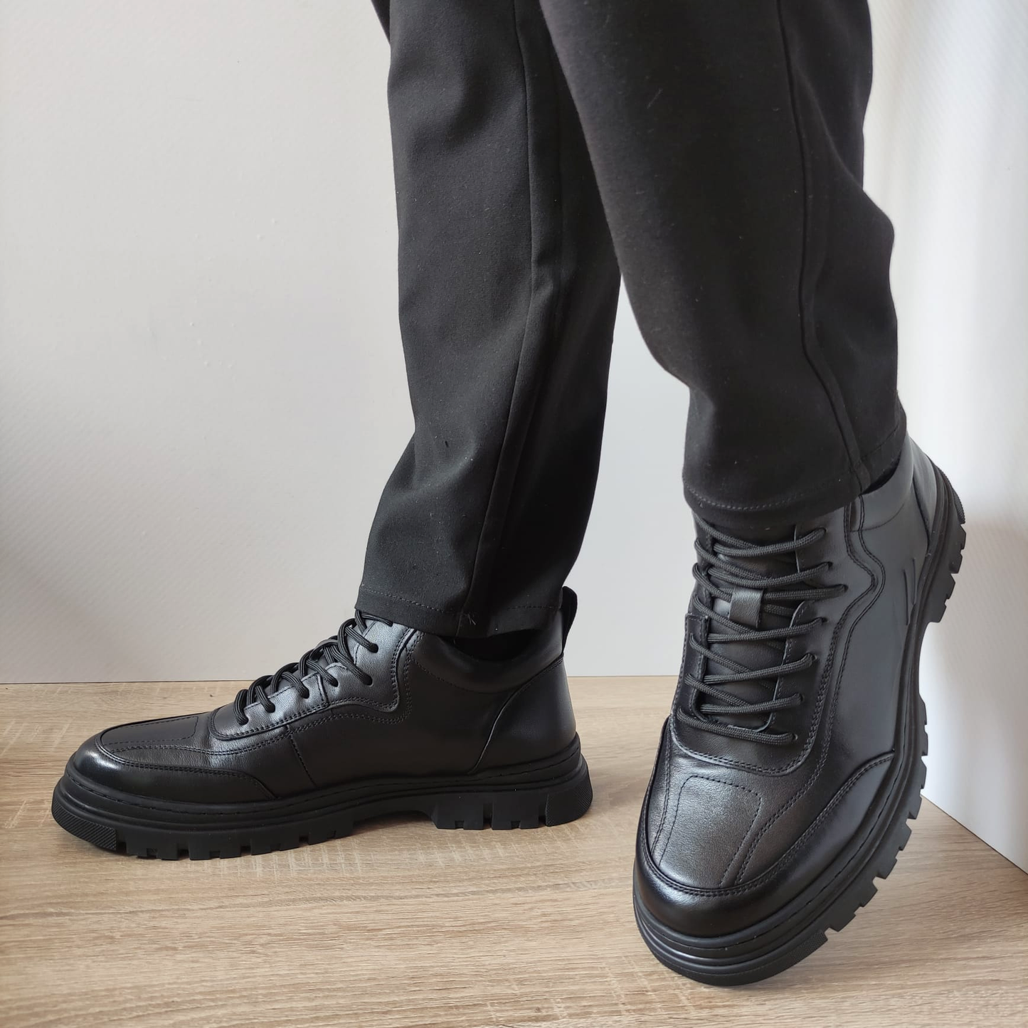 GHETE CASUAL BARBATI FRANCO GERARDO M20273 NEGRE