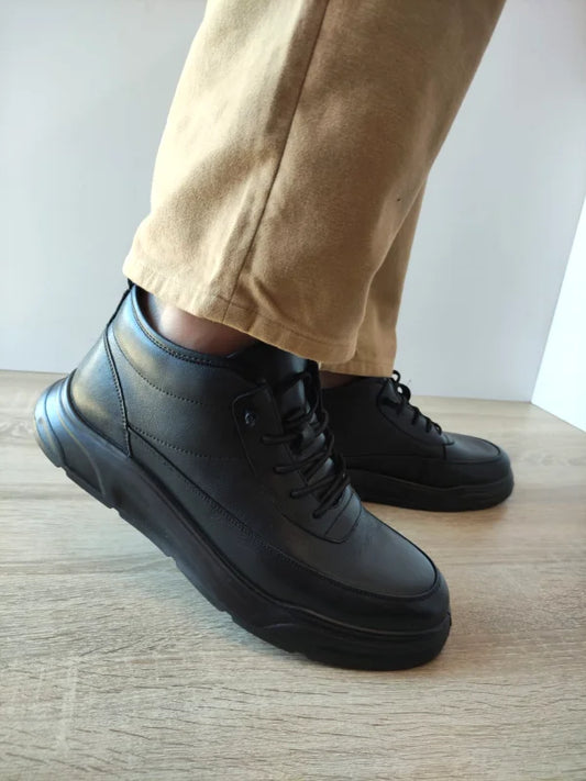 GHETE CASUAL BARBATI MELS 919098-F NEGRE