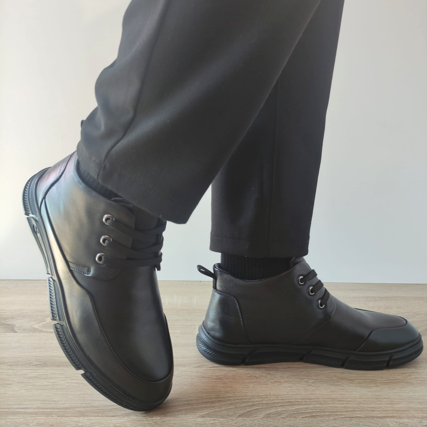 GHETE CASUAL BARBATI MELS ZM999585 NEGRE