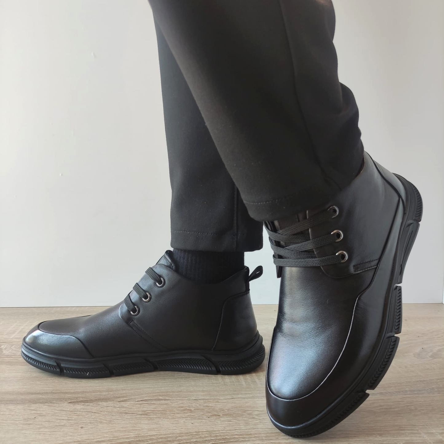 GHETE CASUAL BARBATI MELS ZM999585 NEGRE