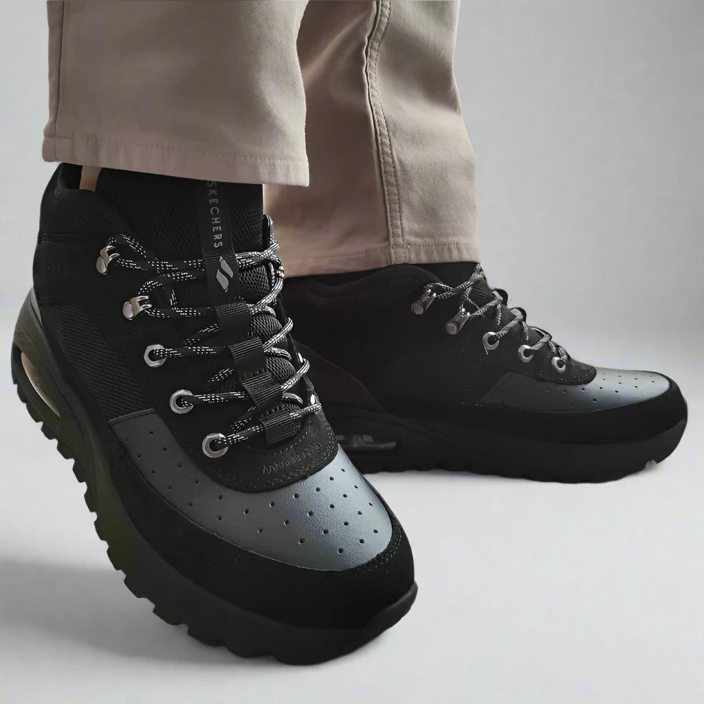 GHETE CASUAL BARBATI SKECHERS 183049 BBK - imagine 3