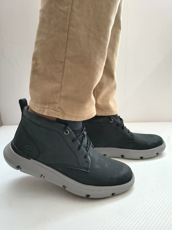 GHETE CASUAL BARBATI SKECHERS 204903 BLK - imagine 2