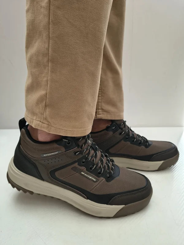 GHETE CASUAL BARBATI SKECHERS 237726 BRN - imagine 2