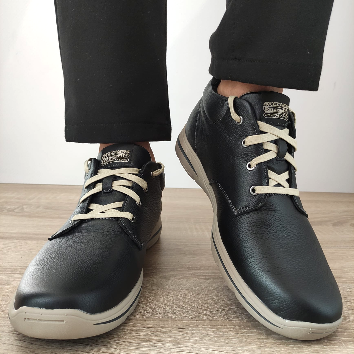GHETE CASUAL BARBATI SKECHERS 64857 - imagine 10