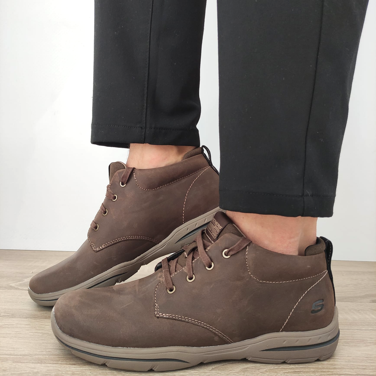 GHETE CASUAL BARBATI SKECHERS 64857 - imagine 2