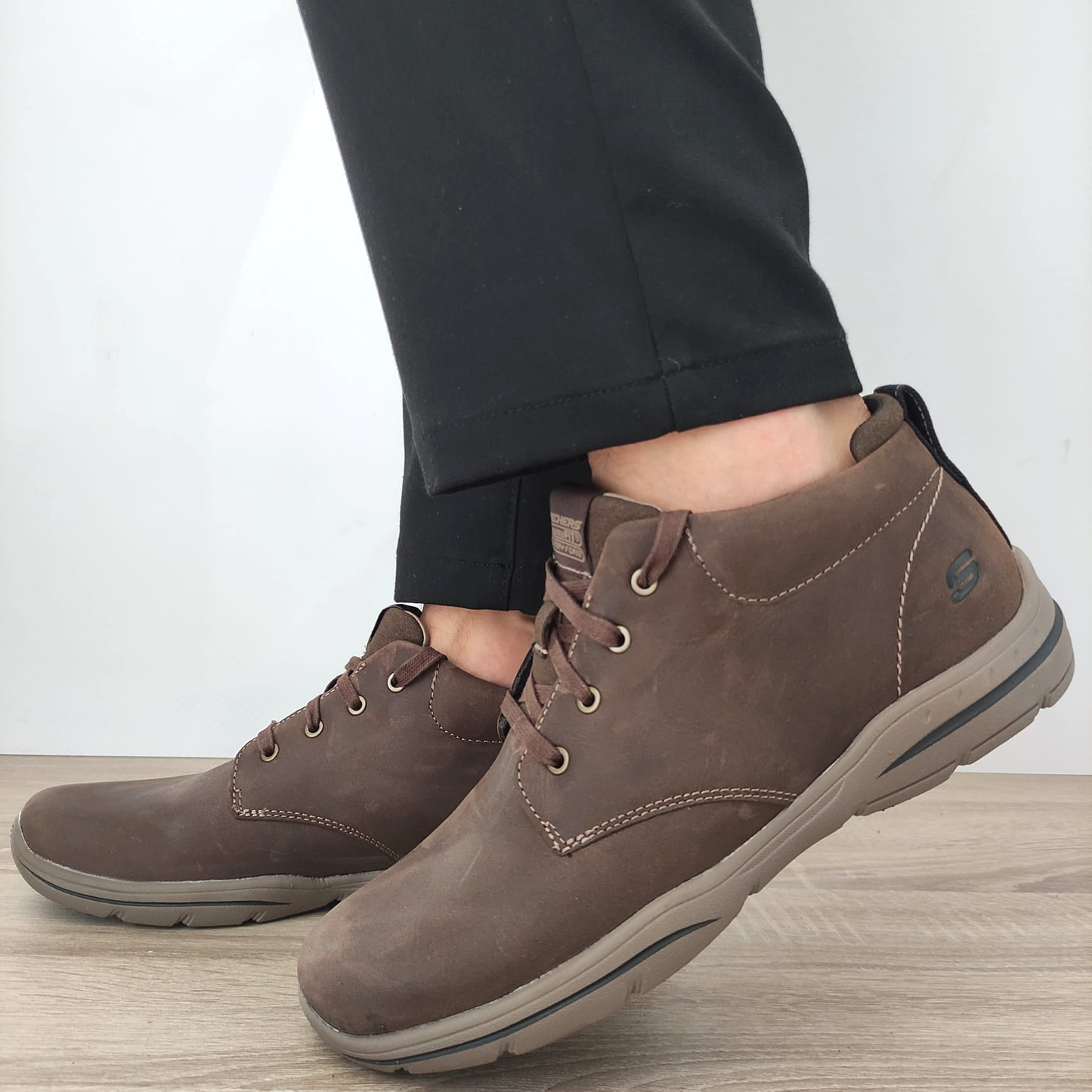 GHETE CASUAL BARBATI SKECHERS 64857 - imagine 3