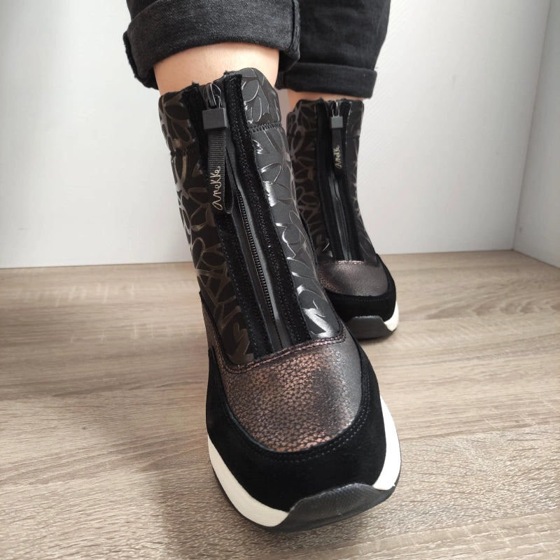 GHETE CASUAL DAMA ANEKKE 39372-852 NEGRE - imagine 4