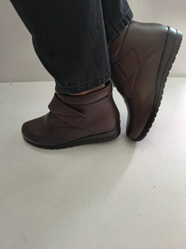 GHETE CASUAL DAMA BIO FLEX B1008.005 MARO INCHIS - imagine 2