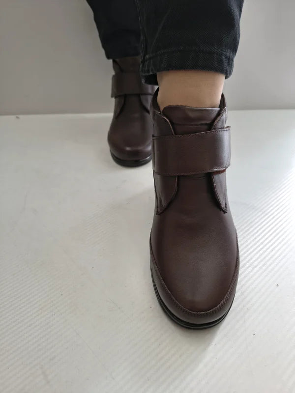 GHETE CASUAL DAMA BIO FLEX B1008.005 MARO INCHIS - imagine 3