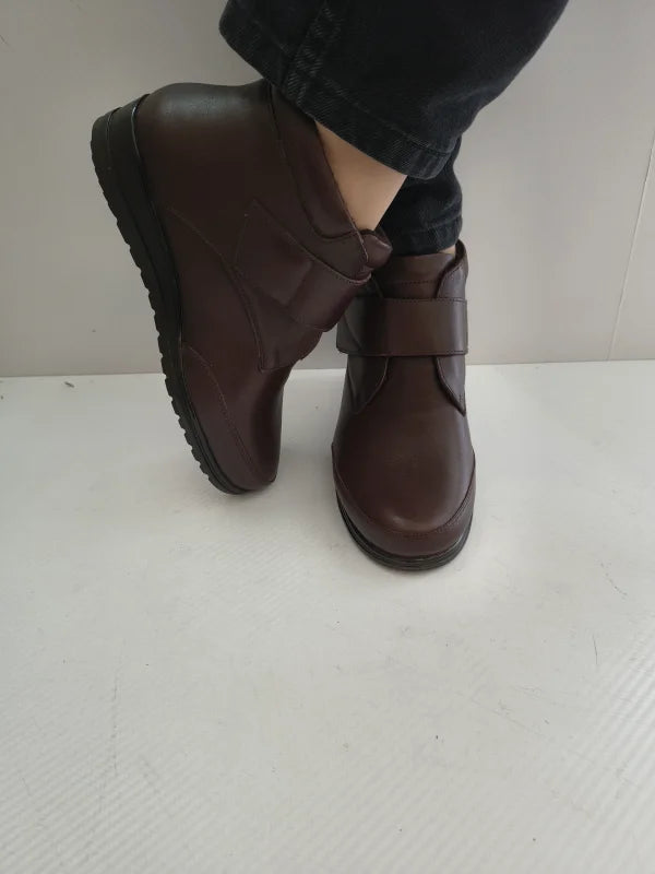 GHETE CASUAL DAMA BIO FLEX B1008.005 MARO INCHIS - imagine 4