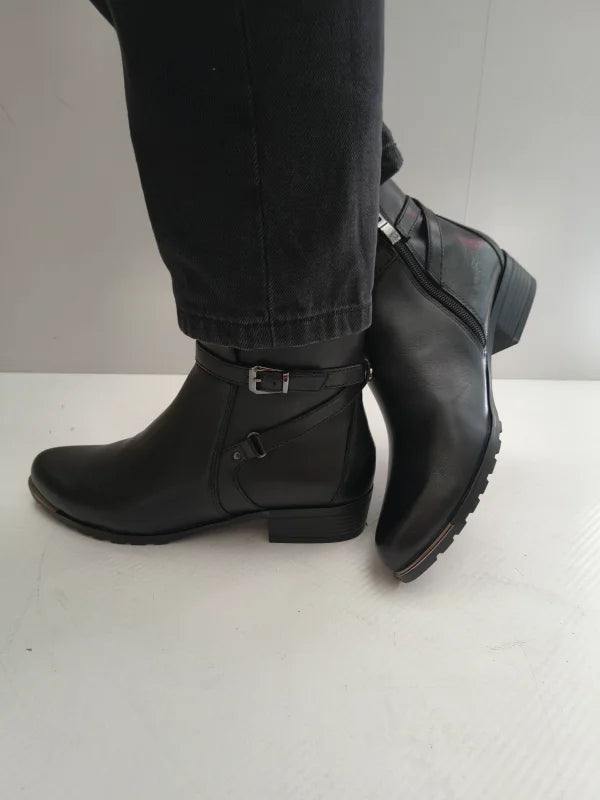 GHETE CASUAL DAMA CAPRICE 25308-43 022 NEGRE - imagine 2