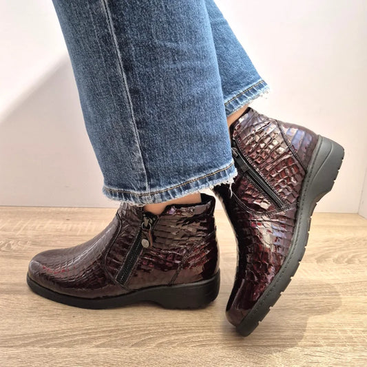 GHETE CASUAL DAMA CAPRICE 25460-45 502 BORDO CROCO