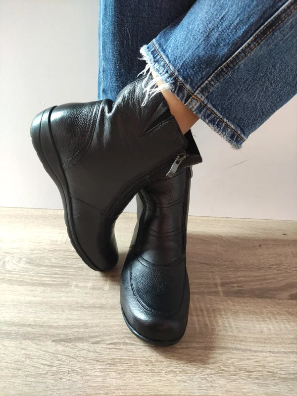 GHETE CASUAL DAMA CAPRICE 26452-45 022 NEGRE - imagine 5