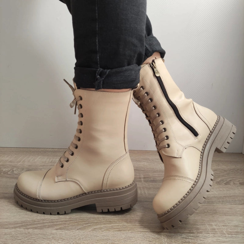GHETE CASUAL DAMA CASPIAN 319 BEJ - imagine 5