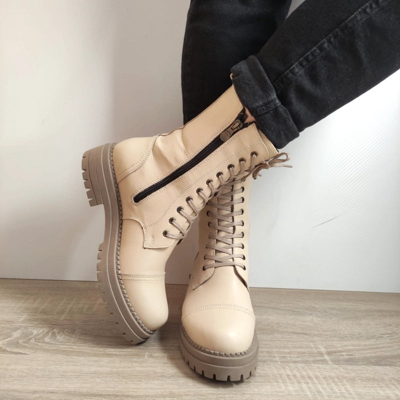 GHETE CASUAL DAMA CASPIAN 319 BEJ - imagine 4