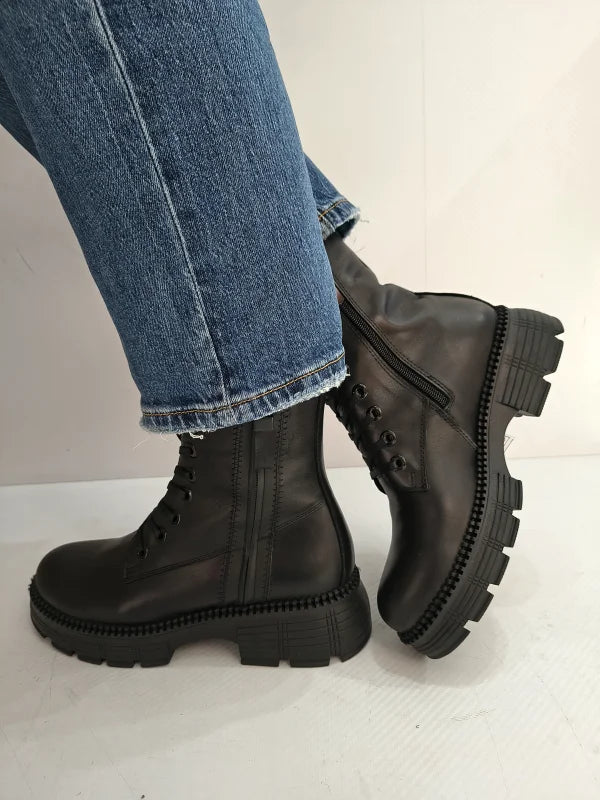 GHETE CASUAL DAMA DOGATI 002 23658 NEGRE - imagine 2