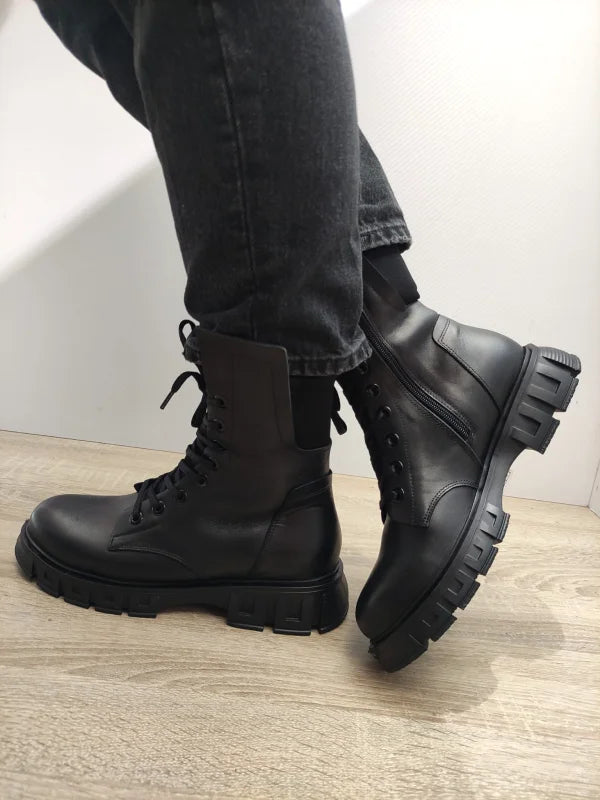 GHETE CASUAL DAMA DOGATI 002 DMD 21015 NEGRE - imagine 2