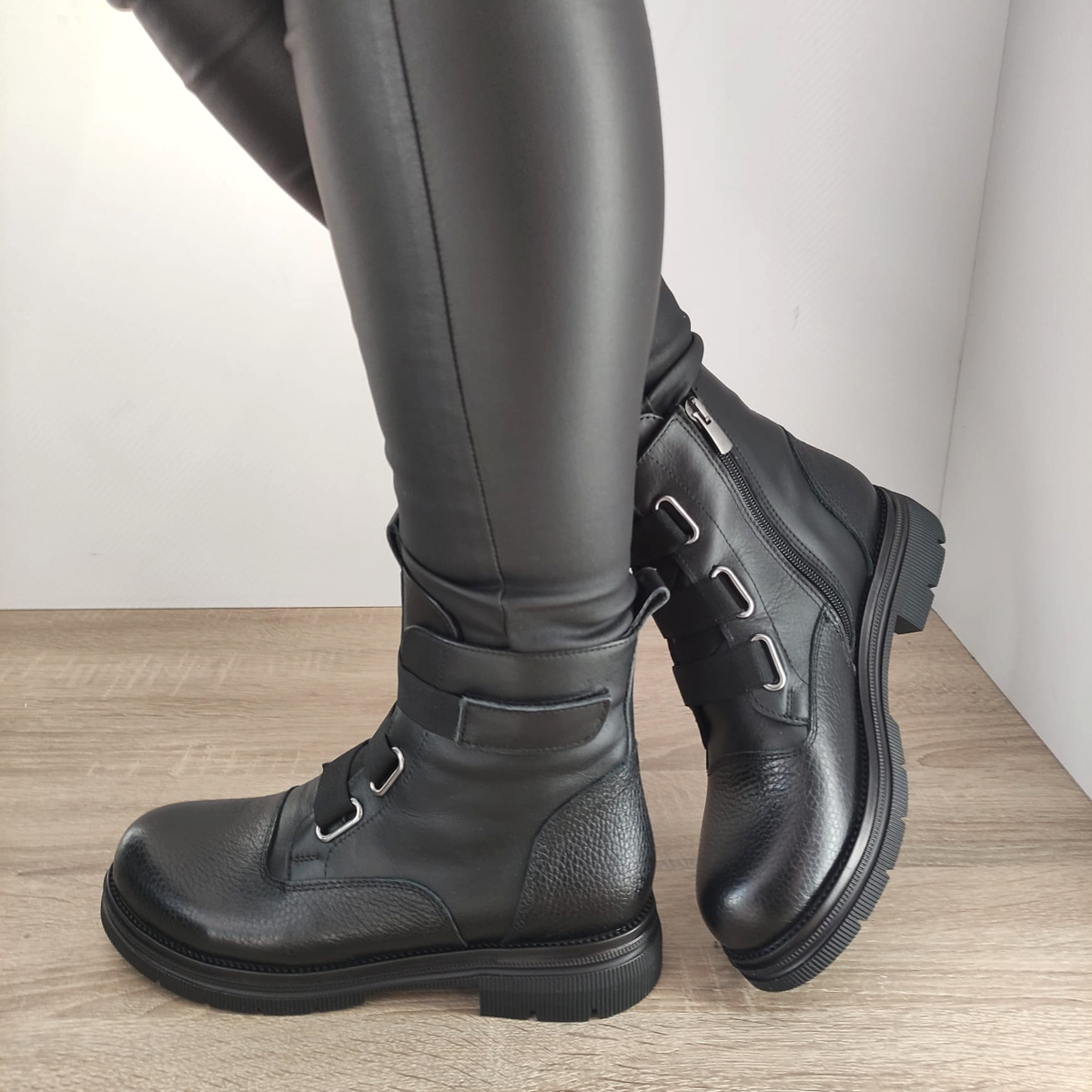 GHETE CASUAL DAMA DOGATI 008 1985 NEGRE - imagine 2