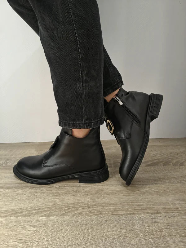 GHETE CASUAL DAMA DOGATI 061 MT-20901-1 NEGRE - imagine 3