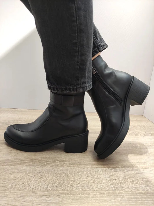 GHETE CASUAL DAMA DOGATI 086 8411 NEGRE