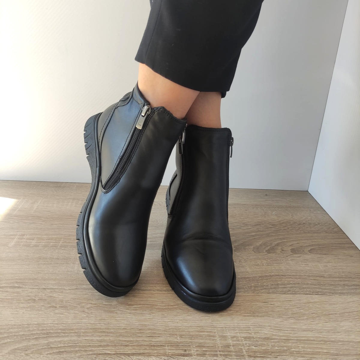 GHETE CASUAL DAMA DOGATI 10025 NEGRE - imagine 4