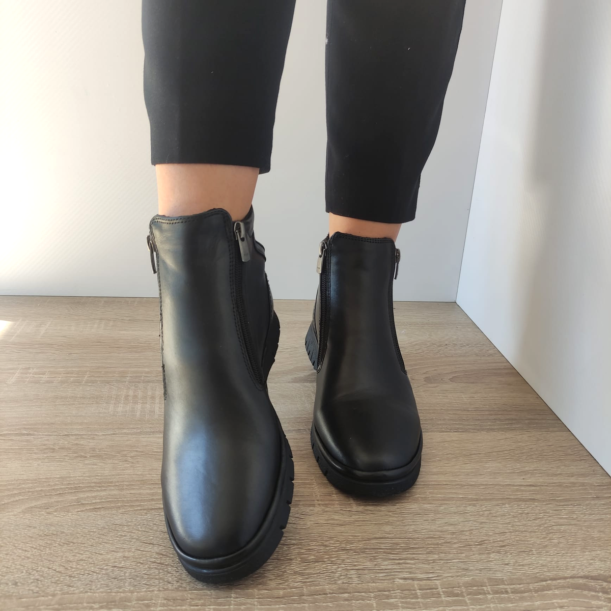 GHETE CASUAL DAMA DOGATI 10025 NEGRE - imagine 5