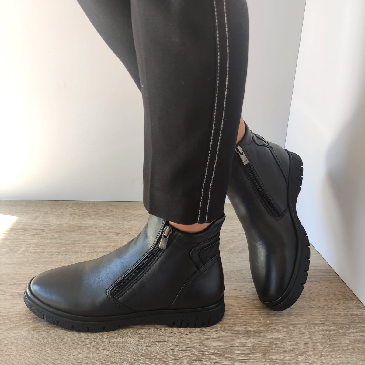GHETE CASUAL DAMA DOGATI 10025 NEGRE - imagine 2