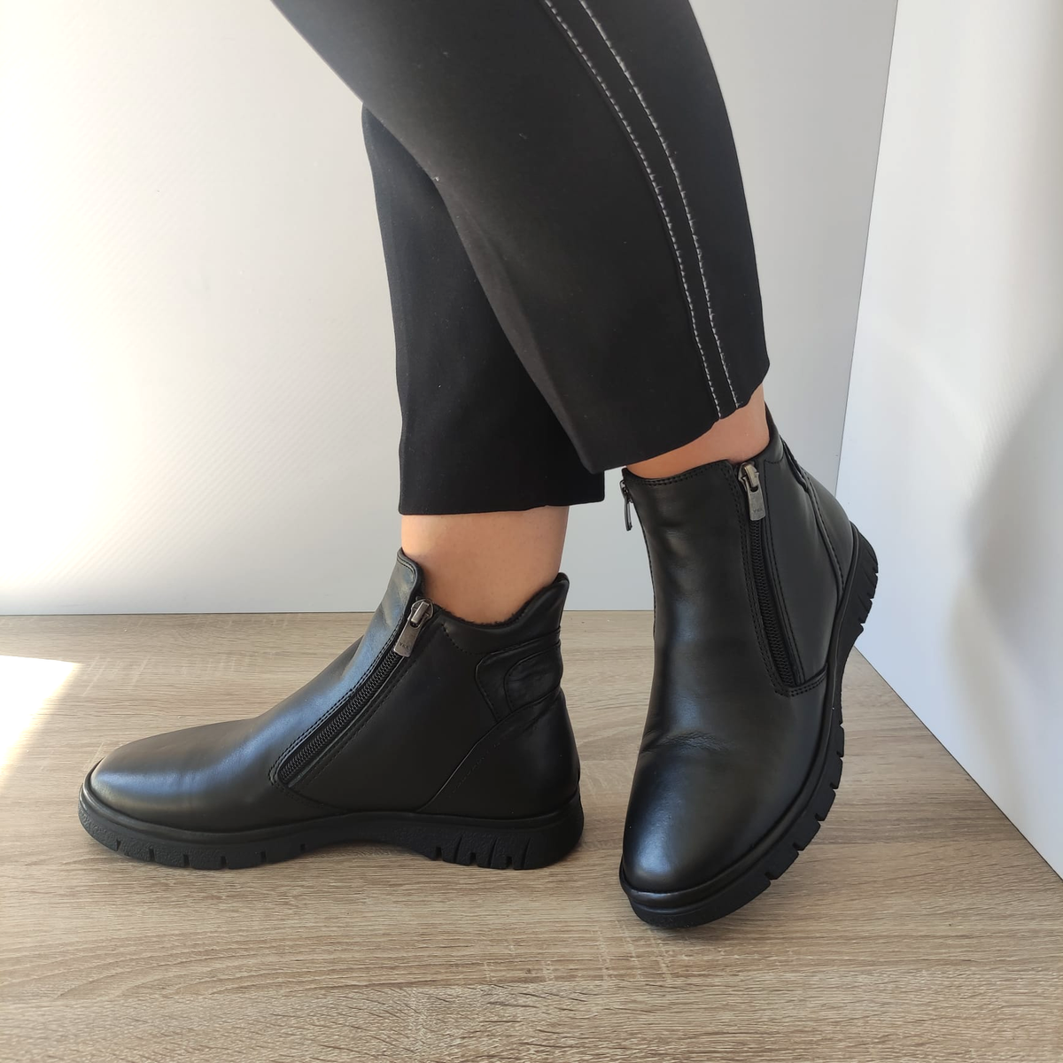 GHETE CASUAL DAMA DOGATI 10025 NEGRE - imagine 3