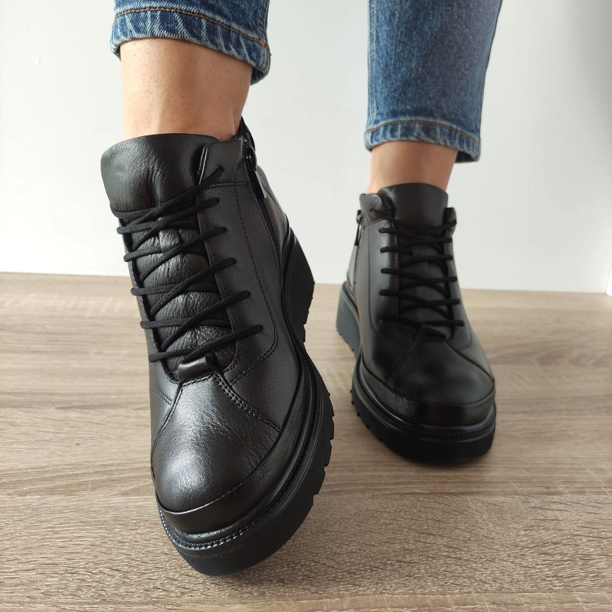 GHETE CASUAL DAMA DOGATI 3520 NEGRE - imagine 5