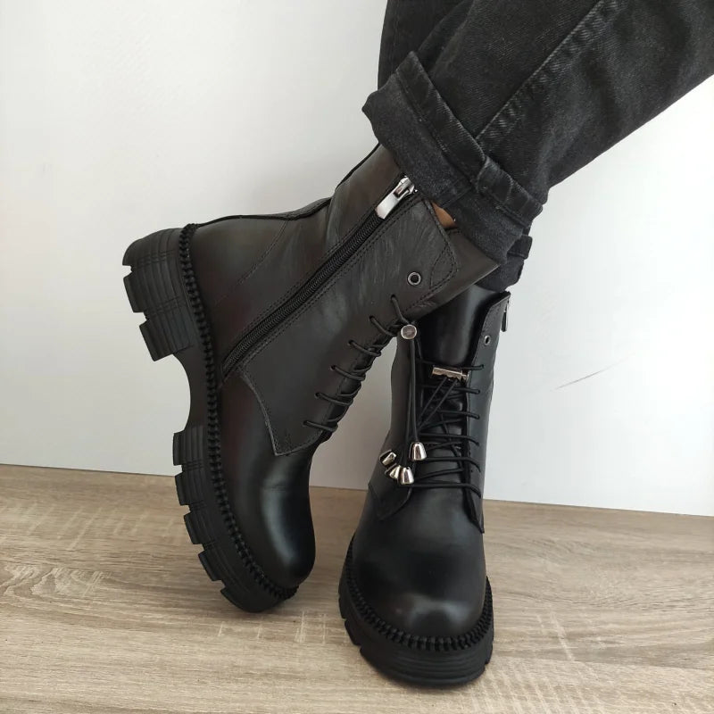 GHETE CASUAL DAMA DOGATI 5828 NEGRE - imagine 3
