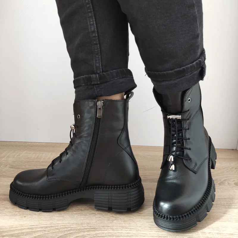 GHETE CASUAL DAMA DOGATI 5828 NEGRE - imagine 4