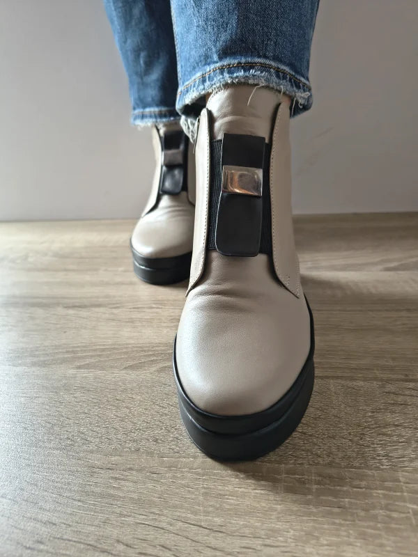 GHETE CASUAL DAMA DOGATI 934410 GREJ - imagine 4
