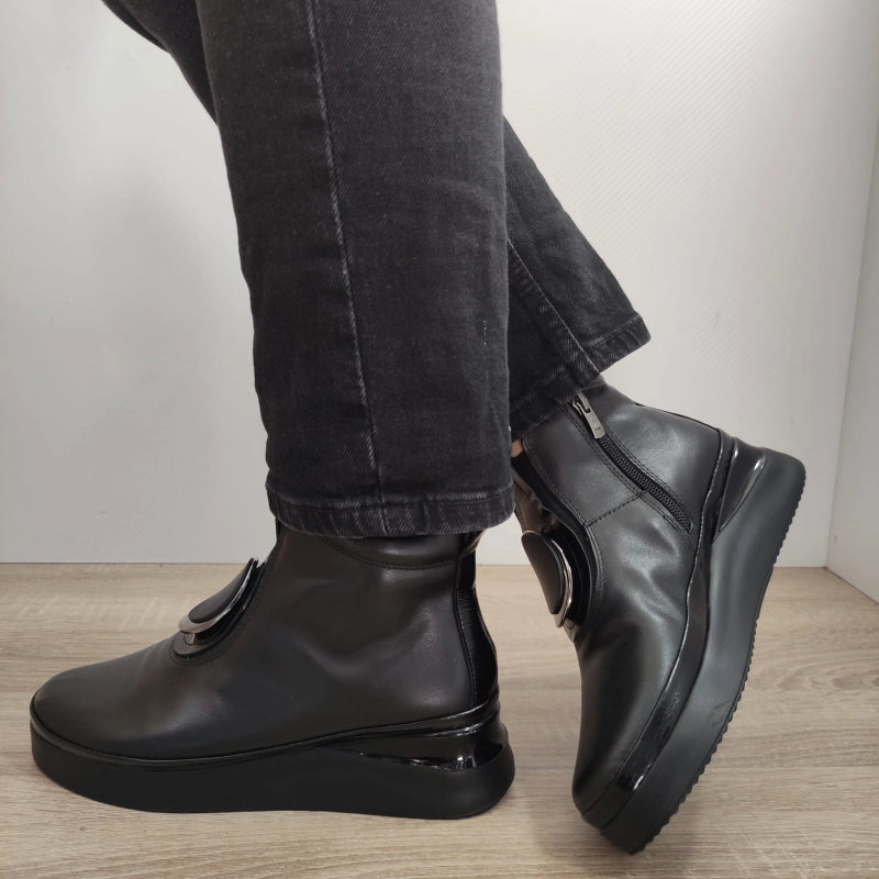 GHETE CASUAL DAMA DOGATI AT01-T NEGRE - imagine 5