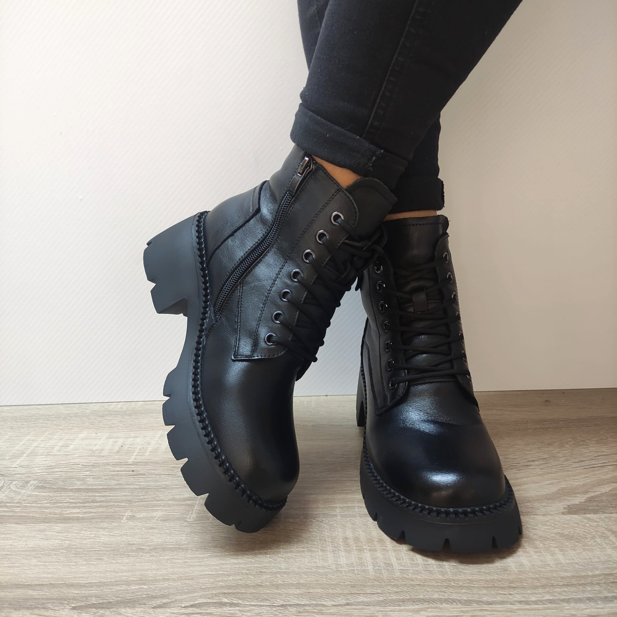 GHETE CASUAL DAMA FORMAZIONE 8099 NEGRE - imagine 4