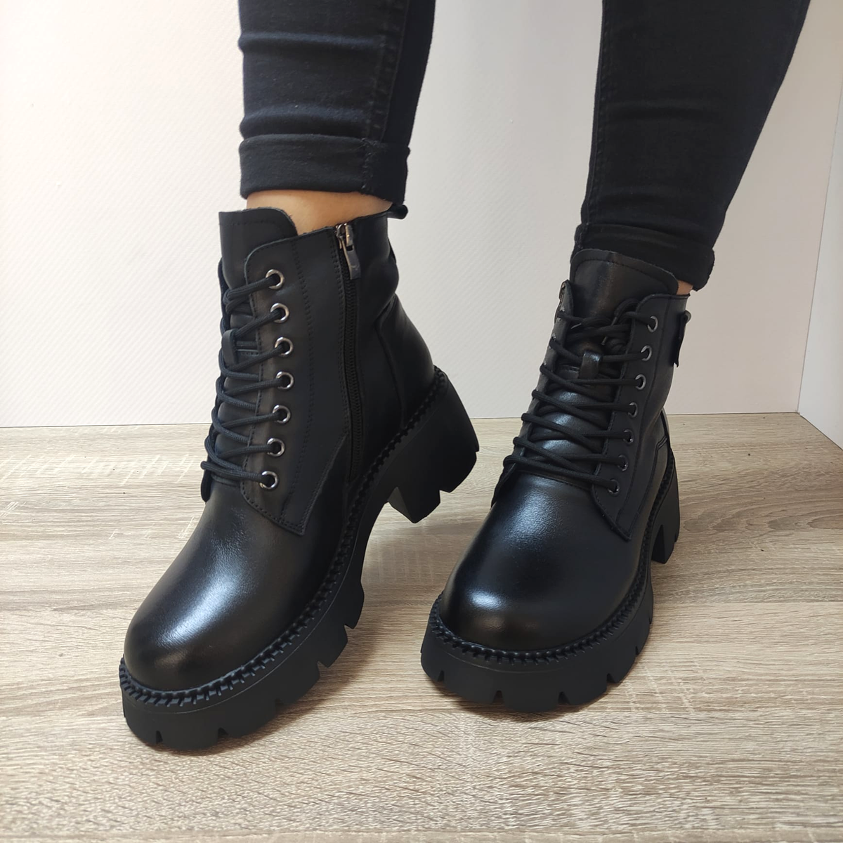 GHETE CASUAL DAMA FORMAZIONE 8099 NEGRE - imagine 5
