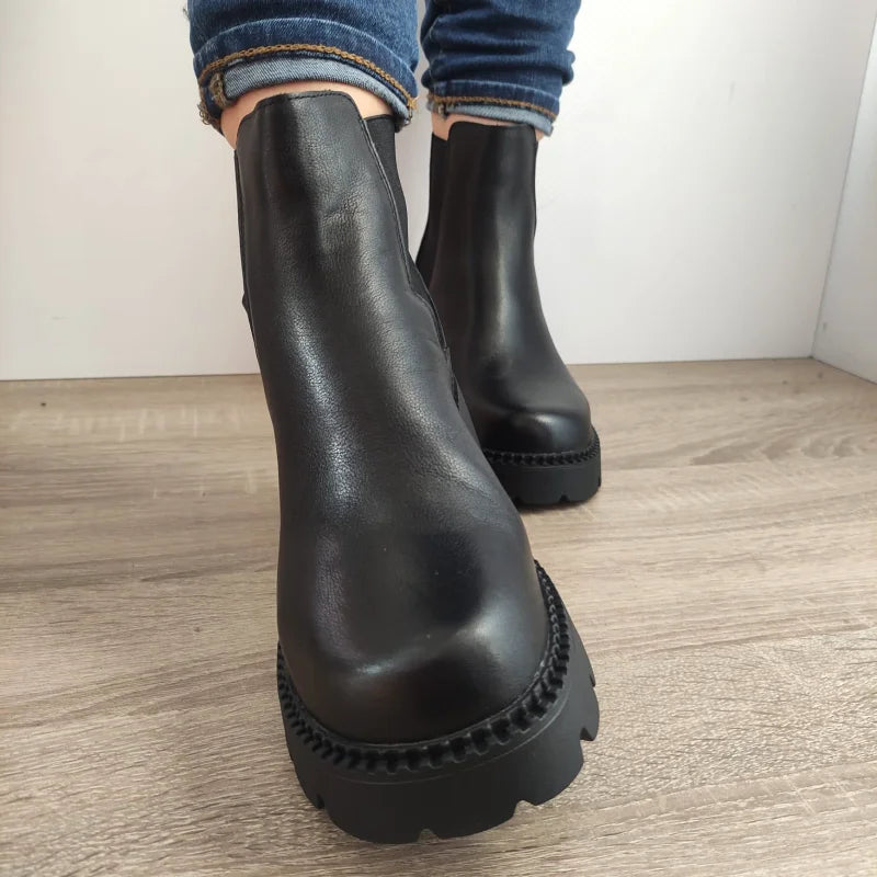 GHETE CASUAL DAMA FORMAZIONE 17979 NEGRE - imagine 4