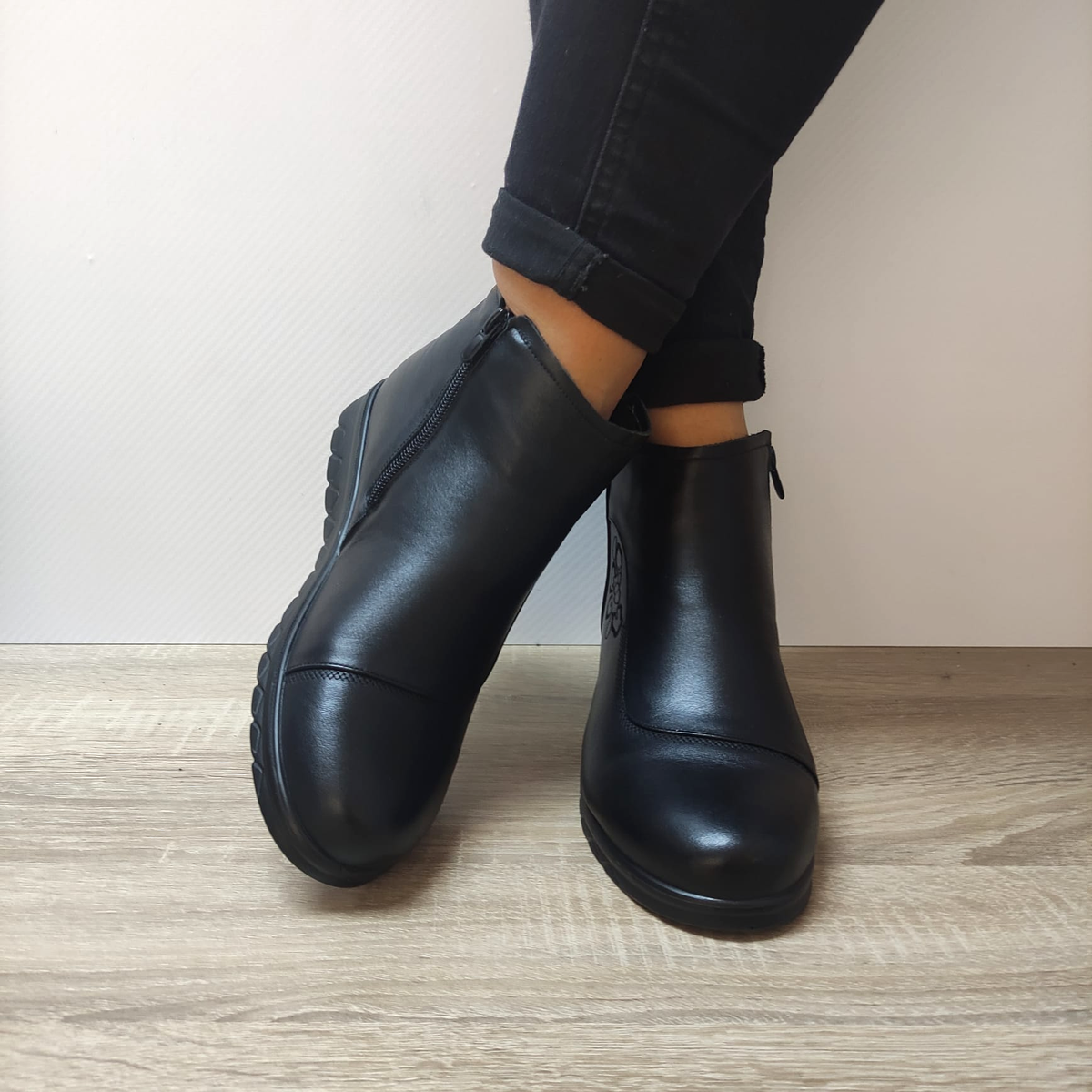 GHETE CASUAL DAMA FORMAZIONE 220733 NEGRE - imagine 4