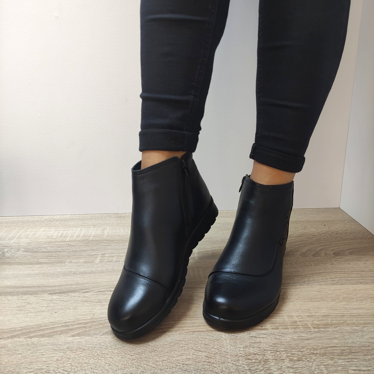 GHETE CASUAL DAMA FORMAZIONE 220733 NEGRE - imagine 5