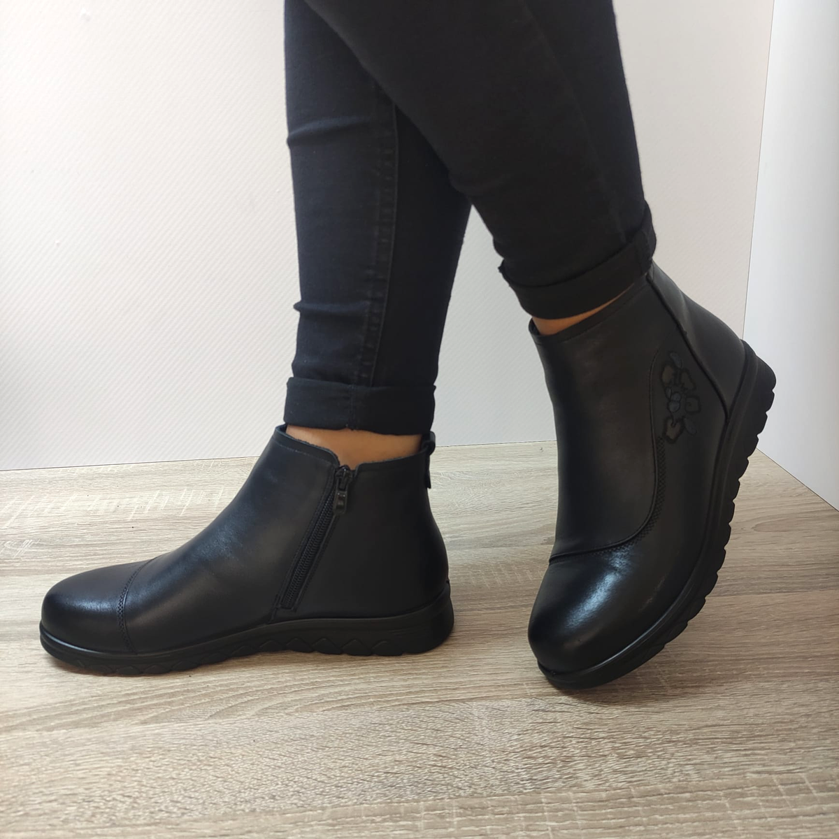 GHETE CASUAL DAMA FORMAZIONE 220733 NEGRE - imagine 3