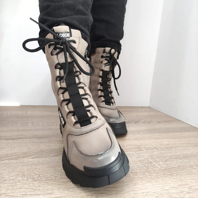 GHETE CASUAL DAMA FORMAZIONE 276521 GREJ - imagine 3