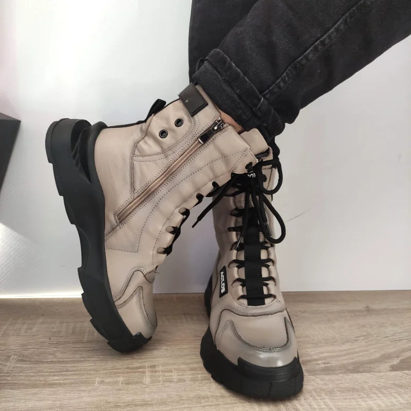 GHETE CASUAL DAMA FORMAZIONE 276521 GREJ - imagine 4
