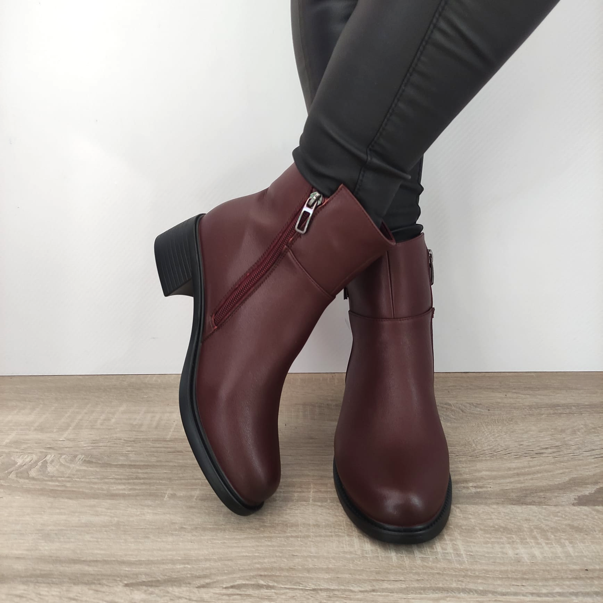GHETE CASUAL DAMA FORMAZIONE 2915Q06 BORDO - imagine 4