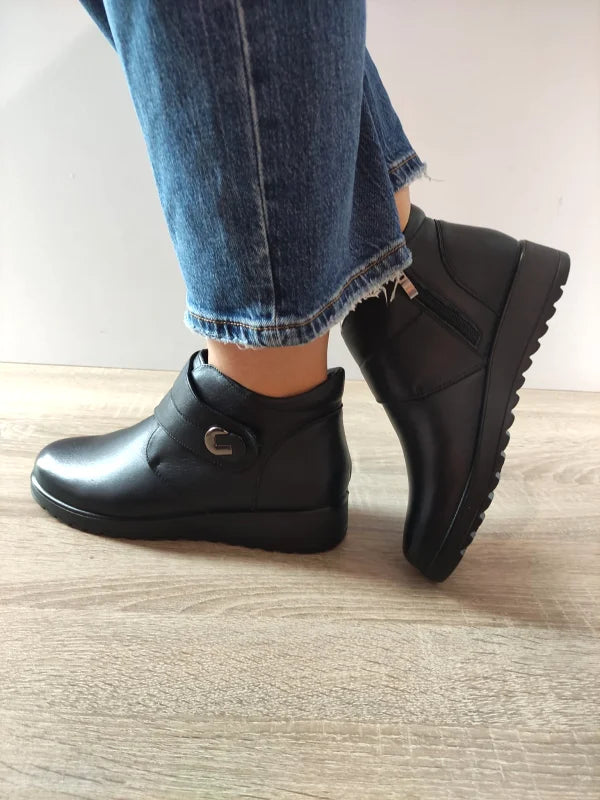 GHETE CASUAL DAMA FORMAZIONE 3535 NEGRE - imagine 2