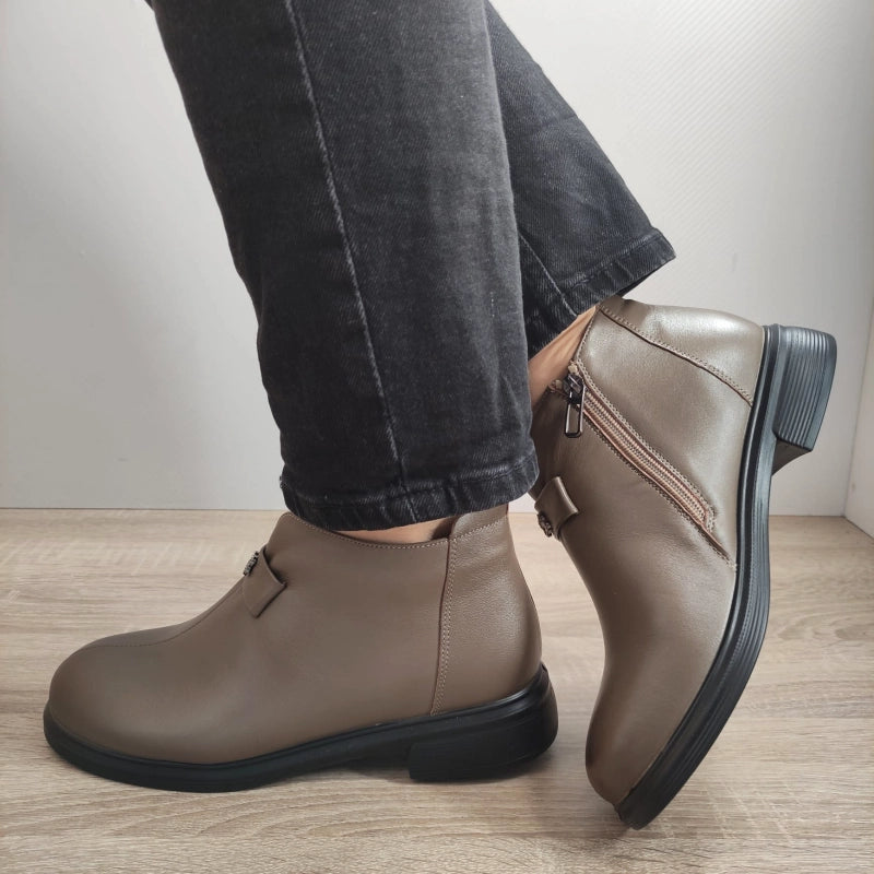 GHETE CASUAL DAMA FORMAZIONE 3911809 GREJ (KHAKI) - imagine 2