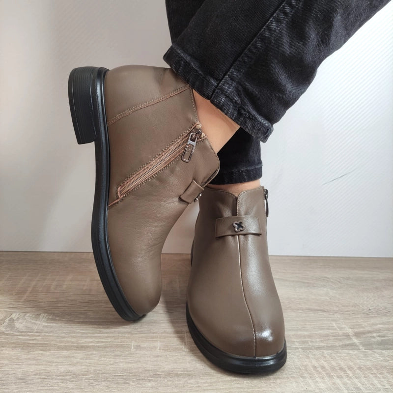 GHETE CASUAL DAMA FORMAZIONE 3911809 GREJ (KHAKI) - imagine 4